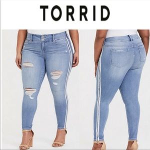 SIDE STRIPE JEGGING PREMIUM STRETCH (20)